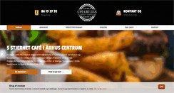 Desktop Screenshot of charlies-cafe.dk